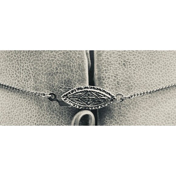 Sterling Silver Cultured Pearl Necklace - Picture 4 of 5